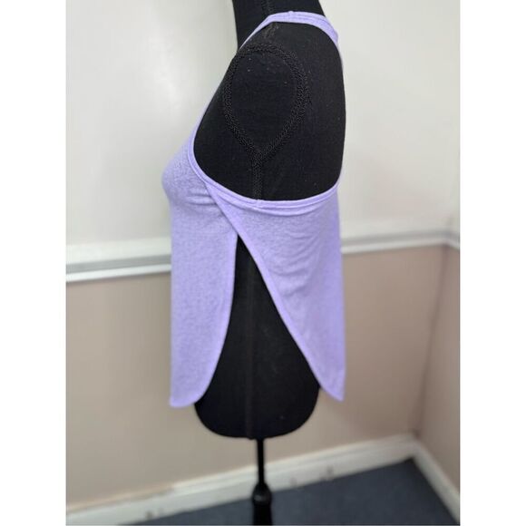 Gymshark Lavender Lightweight Spilt Side Tank Top Size Small - Picture 3 of 6